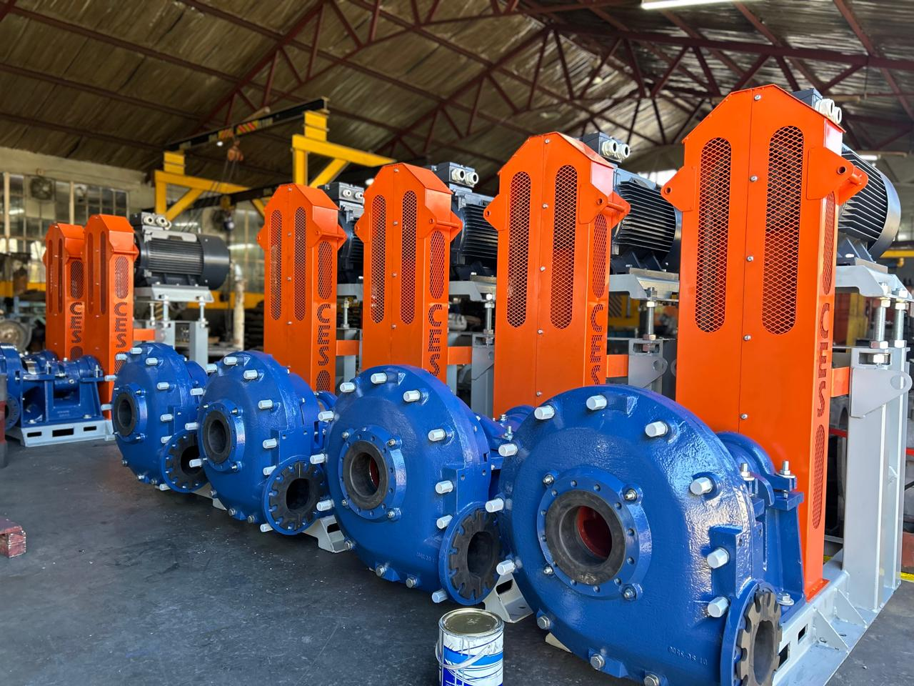 Industrial pump equipment example for product enquiries