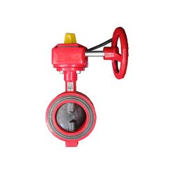 BUTTERFLY-VALVE-MONITORED-GEARBOX-OPERATED-WAFER-PATTERN